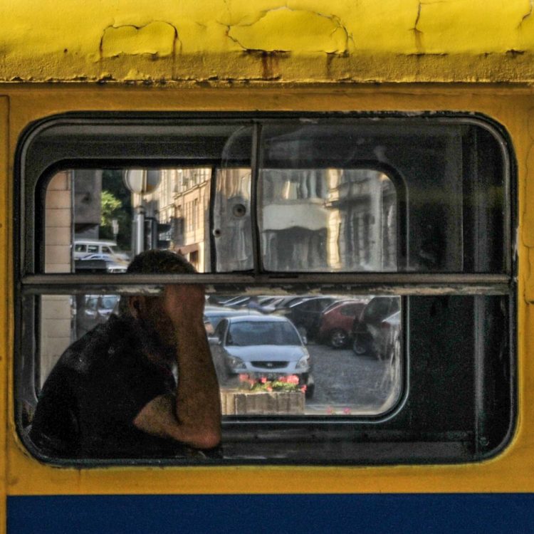 Sarajevo Bosnia Erzegovina Cristiano Denanni Reporter Tram Città
